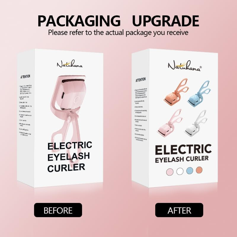 Heated USB Eyelash Curler - Rechargeable, Long-Lasting Curl