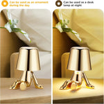 Golden Hour Sculptural Table Lamp — Warm LED Nightlight 2