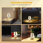 Golden Hour Sculptural Table Lamp — Warm LED Nightlight 4