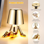 Golden Hour Sculptural Table Lamp — Warm LED Nightlight 5