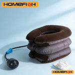 Nectara Inflatable Neck Traction Pillow — Cervical Relief for Home & Office 2