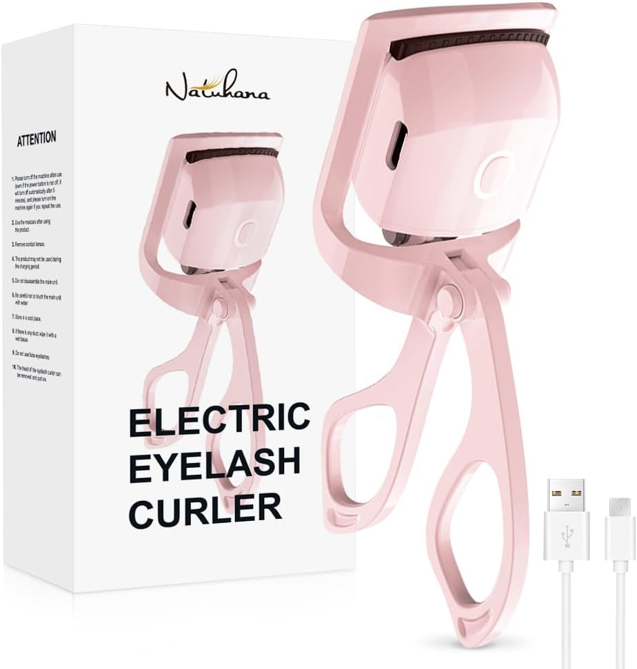 Heated USB Eyelash Curler - Rechargeable, Long-Lasting Curl