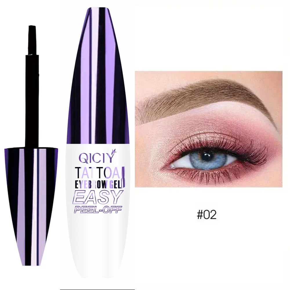 Peel-Off Eyebrow Tint Gel - Long Lasting, Waterproof