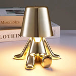 Golden Hour Sculptural Table Lamp — Warm LED Nightlight 1