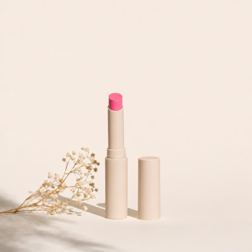 Lumèa Velvet Lip Tint — Squeeze Tube with Keychain Clip