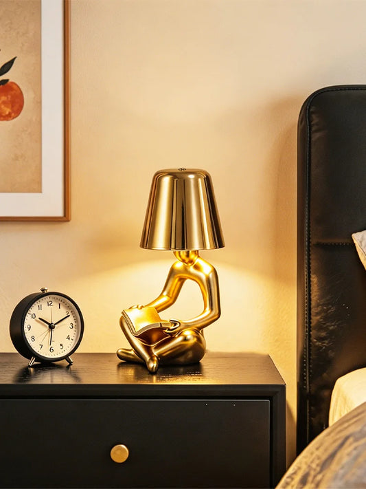 Golden Hour reading figure lamp colors